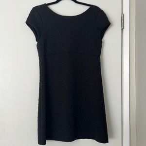 Urban Outfitters Kimchi Blue little black dress with quilted print and tie back